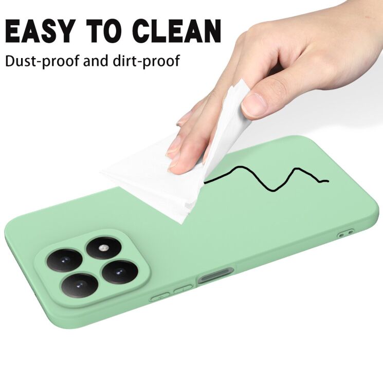 Силиконовый (TPU) чехол Deexe Silicone Case для Xiaomi 17 - Green: фото 8 из 8