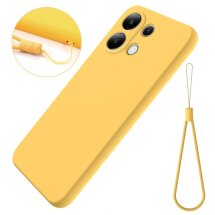 Захисний чохол Deexe Silicone Case для Xiaomi Redmi Note 13 - Yellow: фото 1 з 7