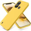 Защитный чехол Deexe Silicone Case для ZTE Blade L220 - Yellow (332000Y)