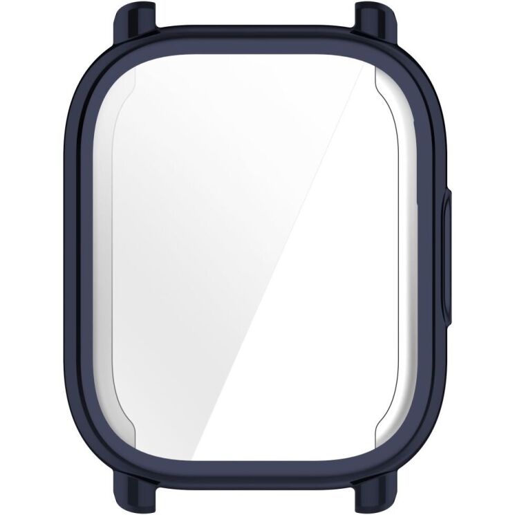 Защитный чехол Deexe Silicone Frame для Xiaomi Redmi Watch 5 Active - Midnight Blue: фото 5 из 7