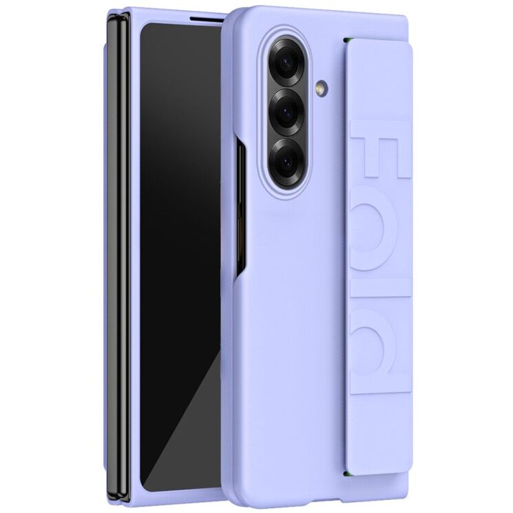 Захисний чохол Deexe Silicone Grip для Samsung Galaxy Fold 7 - Purple: фото 1 з 7