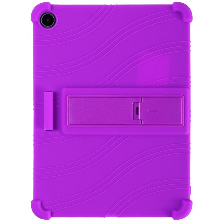 Захисний чохол Deexe Silicone Kickstand для OnePlus Pad Go 2 - Purple: фото 1 з 8