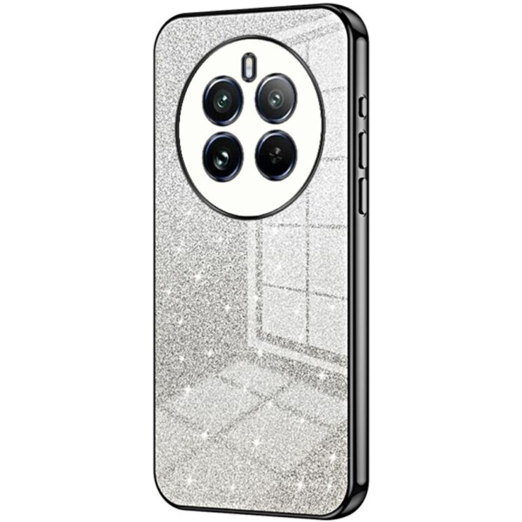 Защитный чехол Deexe Sparkles Cover для Realme 12 Pro - Black: фото 1 из 7