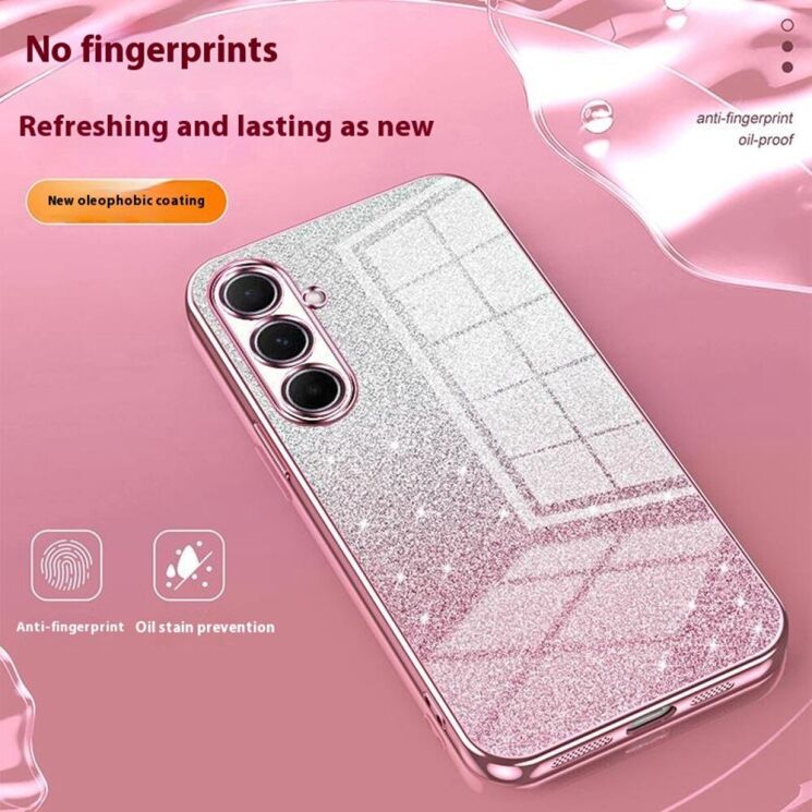 Захисний чохол Deexe Sparkles Cover для Samsung Galaxy A56 (A566) - Pink: фото 5 з 7