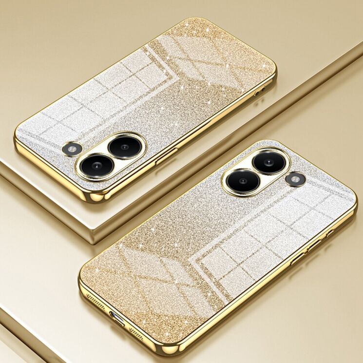 Защитный чехол Deexe Sparkles Cover для Xiaomi Poco X8 Pro - Gold: фото 2 из 7