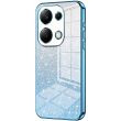 Защитный чехол Deexe Sparkles Cover для Xiaomi Redmi Note 13 Pro 4G / Poco M6 Pro - Blue (345752L)