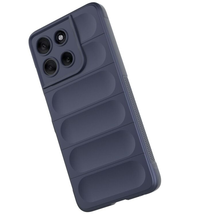 Захисний чохол Deexe Terra Case для Motorola Moto G56 - Dark Blue: фото 2 з 6