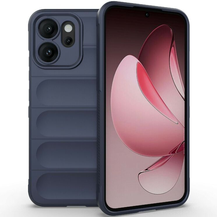 Захисний чохол Deexe Terra Case для OPPO Reno 14 5G - Dark Blue: фото 1 з 4