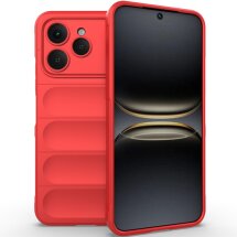 Силіконовий (TPU) чохол Deexe Terra Case для TECNO Spark 40 - Red: фото 1 з 9