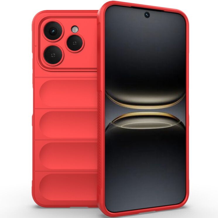 Силіконовий (TPU) чохол Deexe Terra Case для TECNO Spark 40 - Red: фото 1 з 9