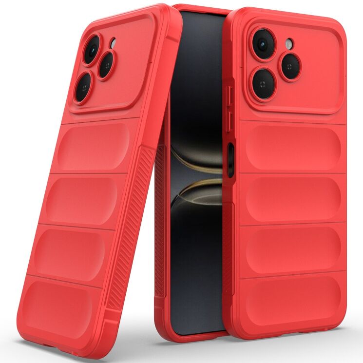 Силіконовий (TPU) чохол Deexe Terra Case для TECNO Spark 40 - Red: фото 2 з 9