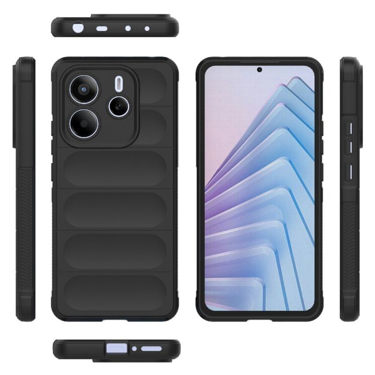 Защитный чехол Deexe Terra Case для Xiaomi Redmi Note 14 5G - Black: фото 6 из 10