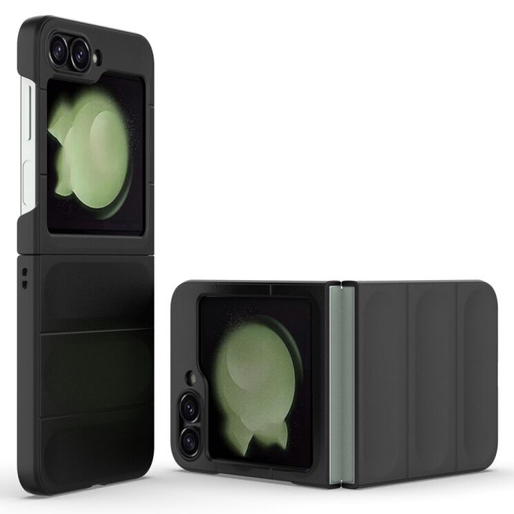 Защитный чехол Deexe Terra Case (FF) для Samsung Galaxy Flip 6 - Black: фото 1 из 8