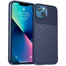 Защитный чехол Deexe Thunder Series для Apple iPhone 14 - Blue: фото 1 из 8