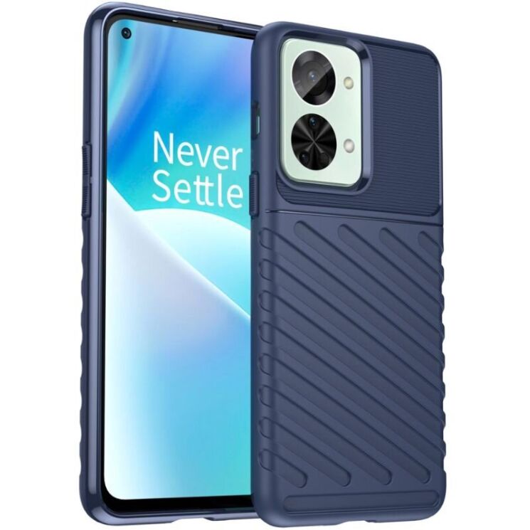 Захисний чохол Deexe Thunder Series для OnePlus Nord 2T - Blue: фото 1 з 12