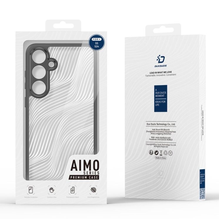 Защитный чехол DUX DUCIS Aimo Series для Samsung Galaxy S24 - Black: фото 12 из 12