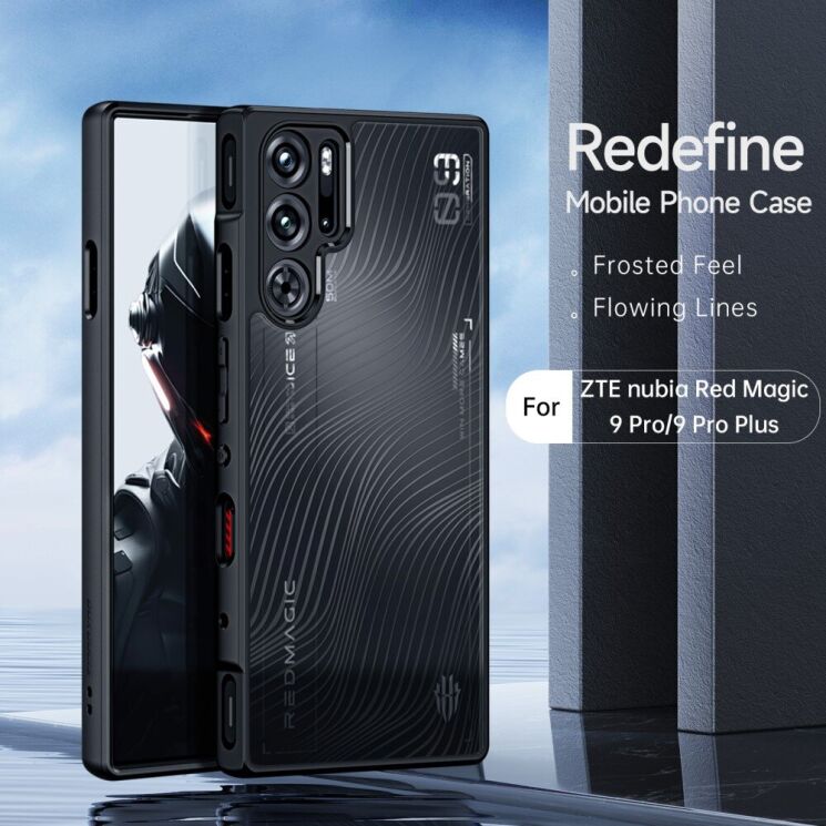 Защитный чехол DUX DUCIS Aimo Series для ZTE Nubia Red Magic 9 Pro - Black: фото 4 из 10
