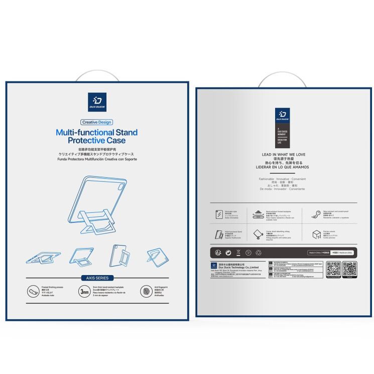 Захисний чохол DUX DUCIS Axis Series для iPad Air 13 M3/M2 (2025/2024) - Black: фото 14 з 14