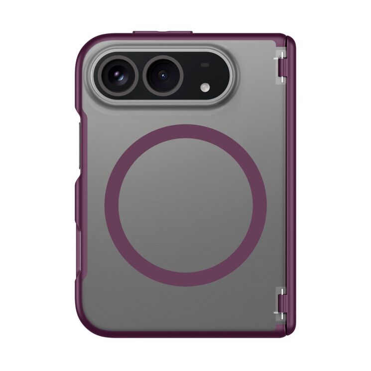 Захисний чохол Dux Ducis Expn Series Magnetic (FF) для iPhone Duo - Dark Cherry: фото 3 з 12
