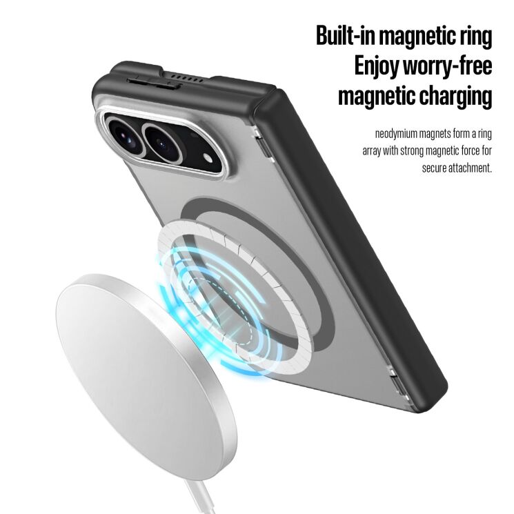 Захисний чохол Dux Ducis Expn Series Magnetic (FF) для iPhone Duo - Dark Cherry: фото 11 з 12