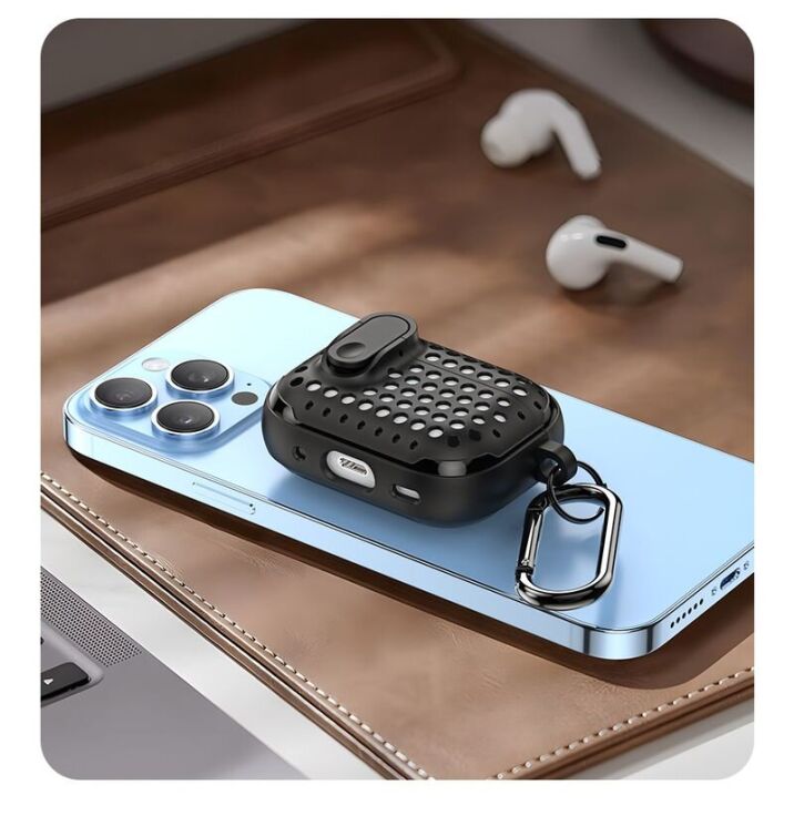 Защитный чехол DUX DUCIS PECM Series для Apple AirPods Pro - Black: фото 16 из 19