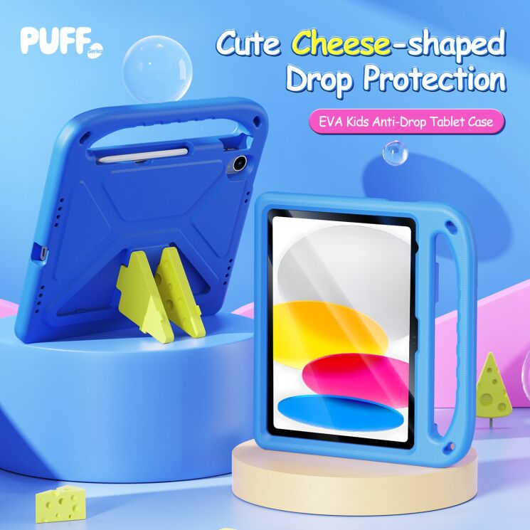 Защитный чехол DUX DUCIS Puff Series для Apple iPad 10.9 (2022) / iPad 11 (2025) - Blue: фото 3 из 9