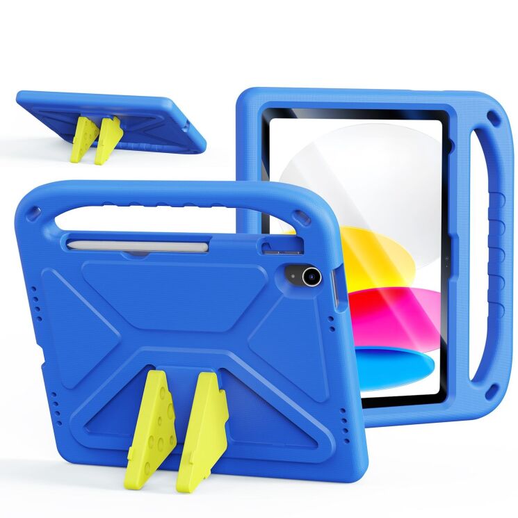 Защитный чехол DUX DUCIS Puff Series для Apple iPad 10.9 (2022) / iPad 11 (2025) - Blue: фото 1 из 9