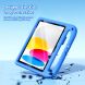 Защитный чехол DUX DUCIS Puff Series для Apple iPad 10.9 (2022) / iPad 11 (2025) - Blue (306472L). Фото 5 из 9