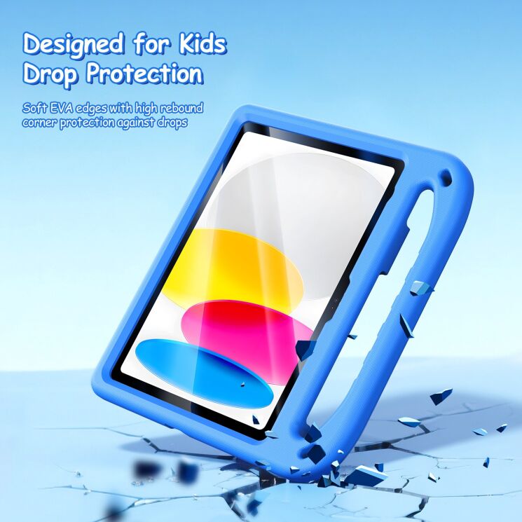 Защитный чехол DUX DUCIS Puff Series для Apple iPad 10.9 (2022) / iPad 11 (2025) - Blue: фото 5 из 9