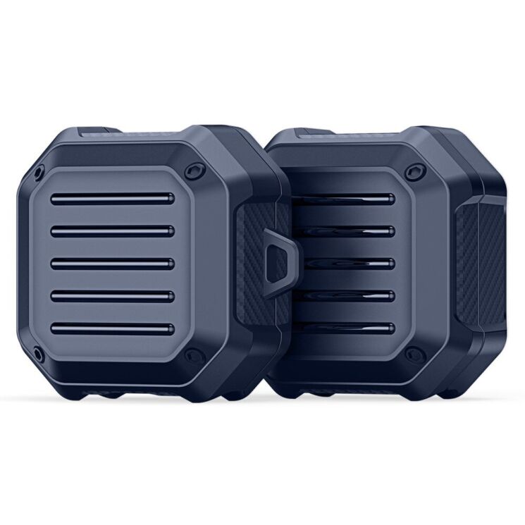Захисний чохол DUX DUCIS SECB Series для Samsung Galaxy Buds Live / Buds Pro / Buds 2 / Buds 2 Pro / Buds FE - Dark Blue: фото 2 з 18