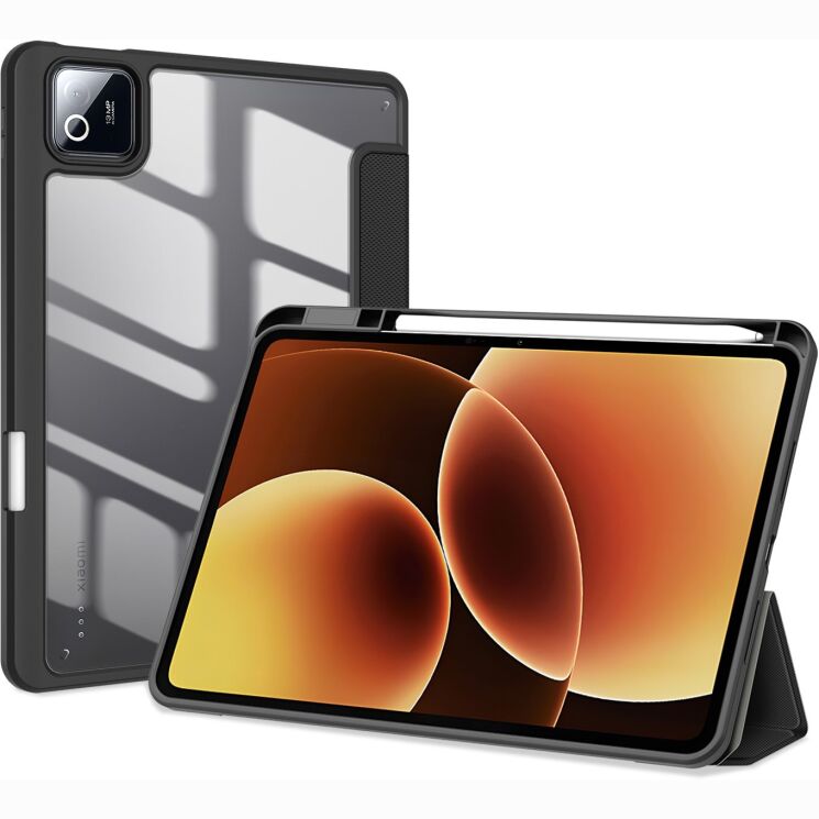 Защитный чехол DUX DUCIS TOBY Series для Xiaomi Pad 8 Pro / Pad 8 / Pad 7 Pro / Pad 7 - Black: фото 3 из 11