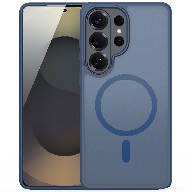 Защитный чехол DUX DUCIS Yind Series MagSafe для Samsung Galaxy S26 Ultra - Dark Blue: фото 1 из 10