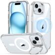 Защитный чехол ESR Classic Hybrid Case with Stash Stand (HaloLock) для Apple iPhone 15 - Clear (339900C)