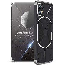 Захисний чохол GKK Double Dip Case для Nothing Phone (1) - Black / Silver: фото 1 з 8