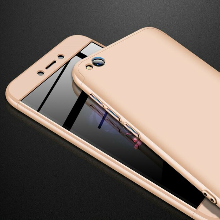 Защитный чехол GKK Double Dip Case для Xiaomi Redmi Go - Gold: фото 2 из 10