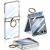 Защитный чехол GKK Hinge Ring для Samsung Galaxy Flip 7 - Silver: фото 1 из 10