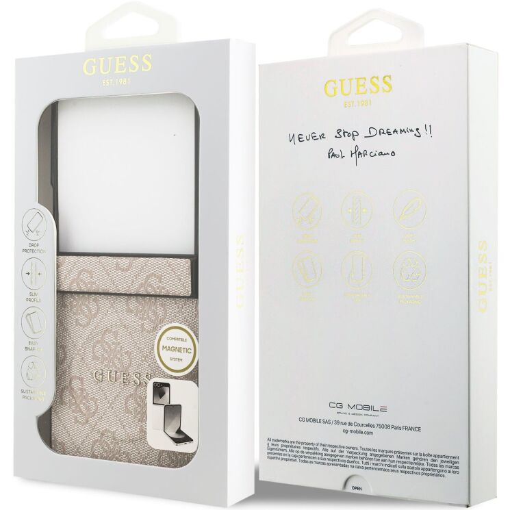 Захисний чохол Guess 4G Classic MagSafe для Samsung Galaxy Flip 7 (GUHMZF7P4MSEGCP) - Pink (383976P) Захисний чохол Guess 4G Classic MagSafe для Samsung Galaxy Flip 7 (GUHMZF7P4MSEGCP) - Pink: фото 8 з 8