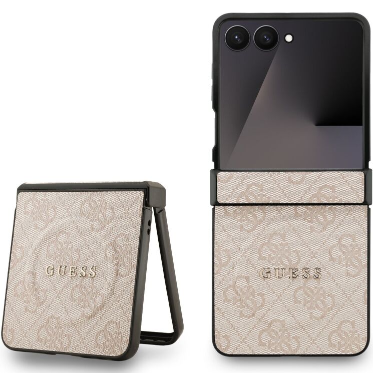 Захисний чохол Guess 4G Classic MagSafe для Samsung Galaxy Flip 7 (GUHMZF7P4MSEGCP) - Pink (383976P) Захисний чохол Guess 4G Classic MagSafe для Samsung Galaxy Flip 7 (GUHMZF7P4MSEGCP) - Pink: фото 1 з 8