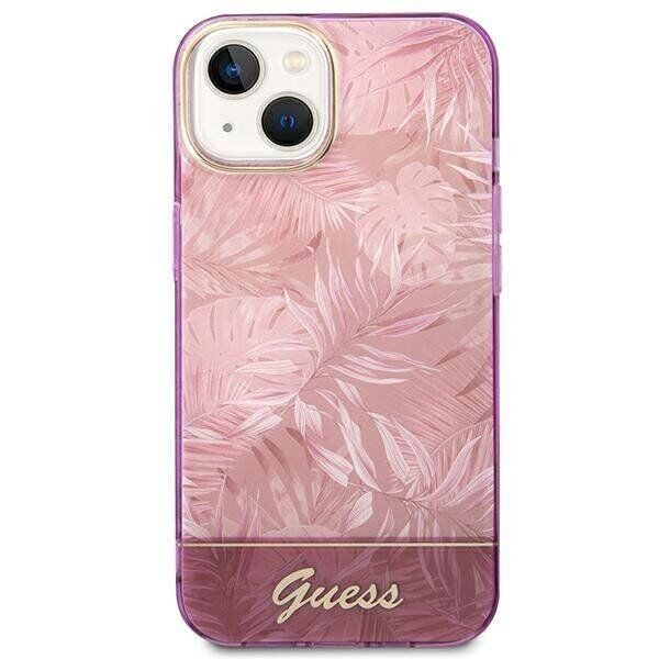 Захисний чохол Guess Jungle Collection для Apple iPhone 14 Plus - Pink: фото 4 з 8