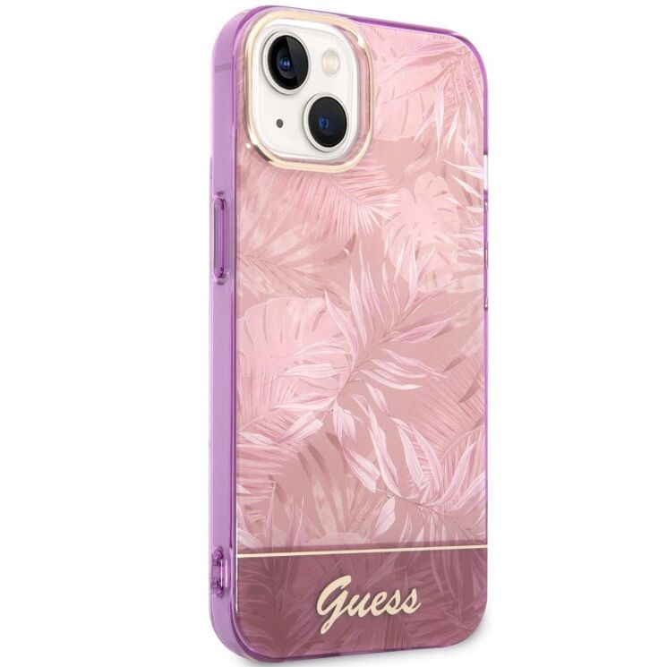 Захисний чохол Guess Jungle Collection для Apple iPhone 14 Plus - Pink: фото 2 з 8