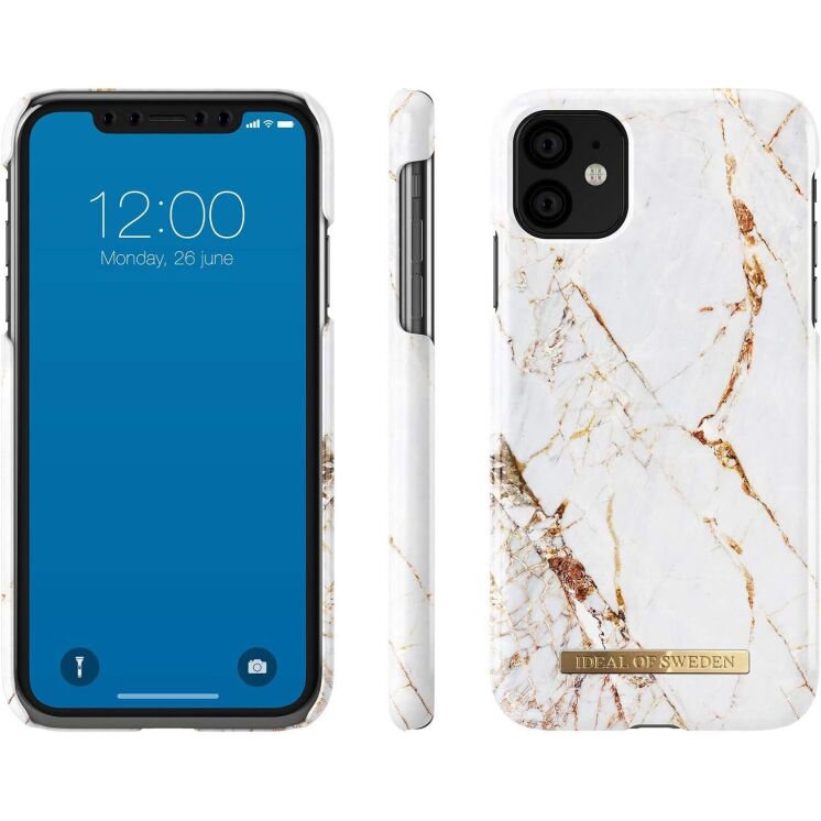 Защитный чехол iDeal Of Sweden Printed Case для Apple iPhone 11 - Carrara Gold: фото 3 из 8