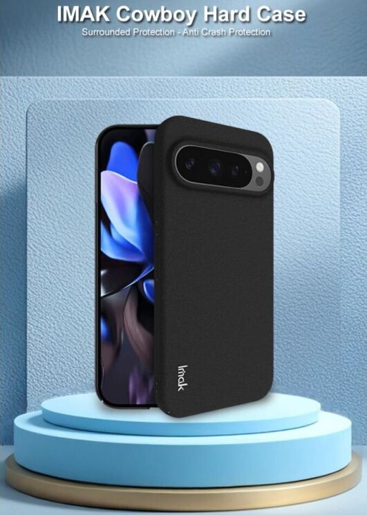Защитный чехол IMAK Cowboy Hard Shell для Google Pixel 9 / 9 Pro - Matte Black: фото 8 из 9