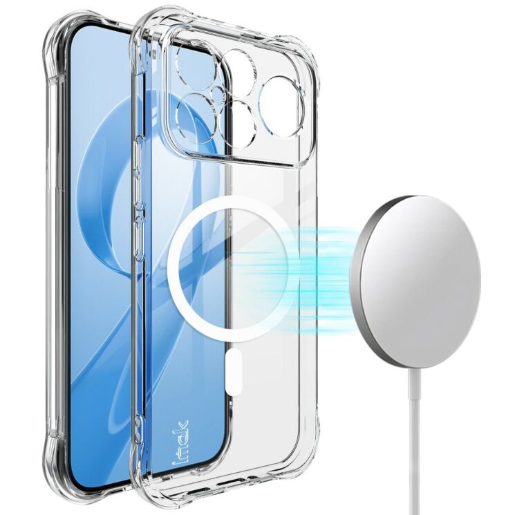 Защитный чехол IMAK Space Shield MagSafe для Xiaomi Poco F8 Ultra - Transparent (403461T) Защитный чехол IMAK Space Shield MagSafe для Xiaomi Poco F8 Ultra - Transparent: фото 1 из 11
