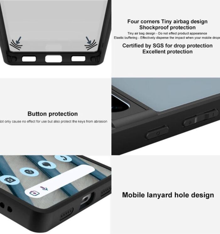 Защитный чехол IMAK UX-9B Series with MagSafe для Xiaomi Poco F7 Ultra - Black: фото 13 из 13