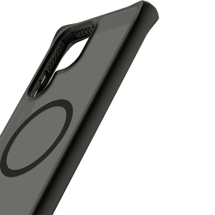 Защитный чехол ItSkins Hybrid R Frost with MagSafe для Samsung Galaxy S23 Plus (S916) SGCP-HMFRT-BLCK - Black: фото 3 из 6