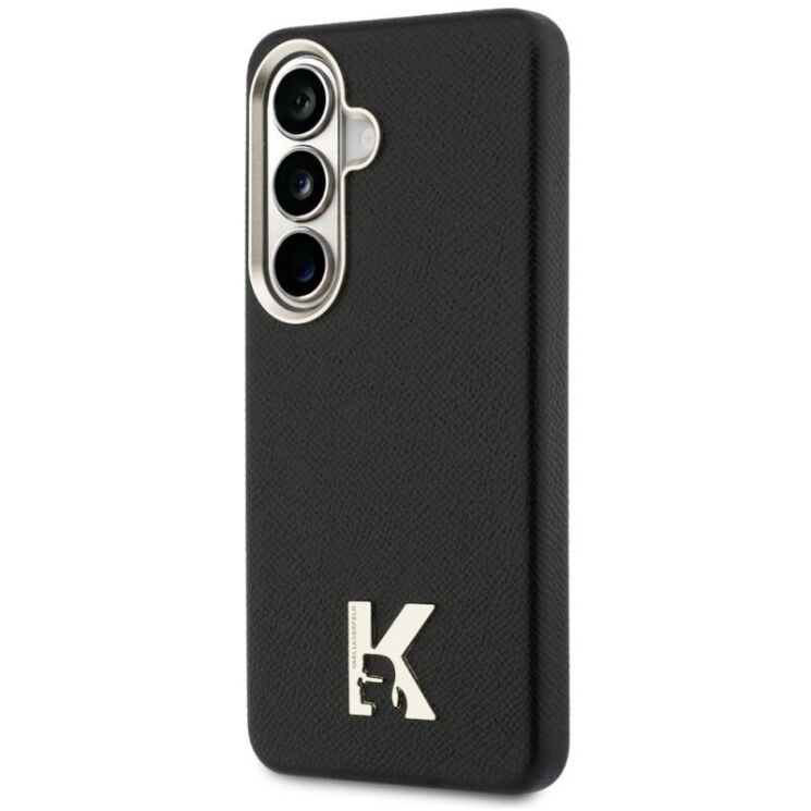 Защитный чехол Karl Lagerfeld K Metal Logo MagSafe для Samsung Galaxy S26 (S942) KLHMS26S5PGFKHGK - Black: фото 4 из 8