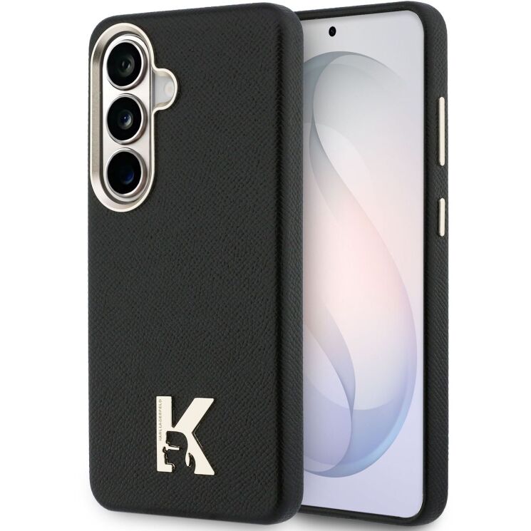 Защитный чехол Karl Lagerfeld K Metal Logo MagSafe для Samsung Galaxy S26 (S942) KLHMS26S5PGFKHGK - Black: фото 1 из 8
