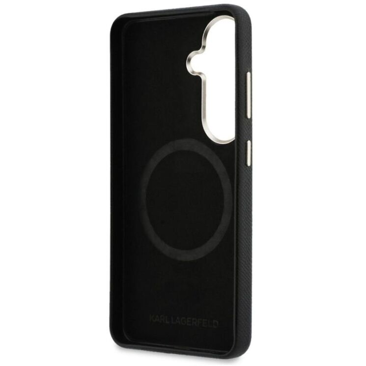 Защитный чехол Karl Lagerfeld K Metal Logo MagSafe для Samsung Galaxy S26 (S942) KLHMS26S5PGFKHGK - Black: фото 7 из 8