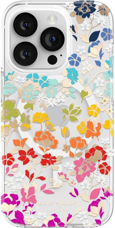 Защитный чехол Kate Spade NY Protective Hardshell Magsafe для Apple iPhone 14 Pro - Flower Bed: фото 2 из 6