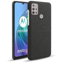 Захисний чохол KSQ Cloth Style для Motorola Moto G10 / Moto G20 / Moto G30 - Black: фото 1 з 5